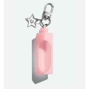 New,authentic Dior Pink lip gloss Holder/ keychain